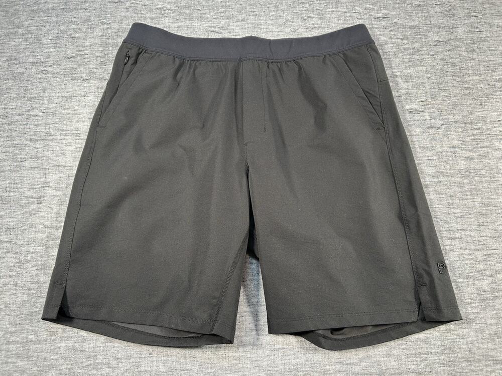 Public Rec Flex Shorts Mens 36 Black 9.5" Athletic Stretch Athleisure Gym